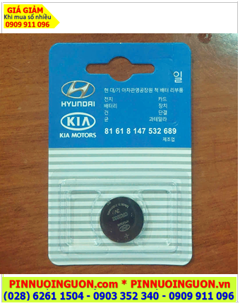KIA CR2032; Pin Remote Ôtô KiA CR2032 lithium 3v chính hãng |Giá cho vỉ 1 viên